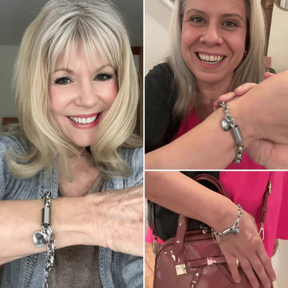 Pulsera gruesa Heartened | Oro