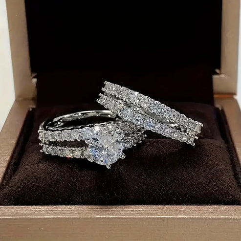 Set de anillos Eternal Radiance | Oro