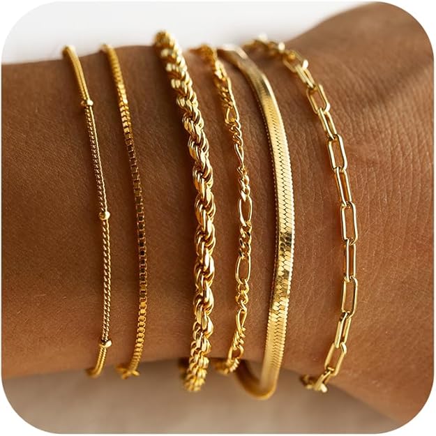 Set de pulseras Isabella Vernetta | Oro