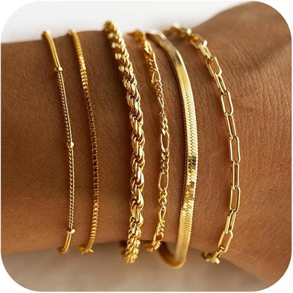 Set de pulseras Isabella Vernetta | Oro