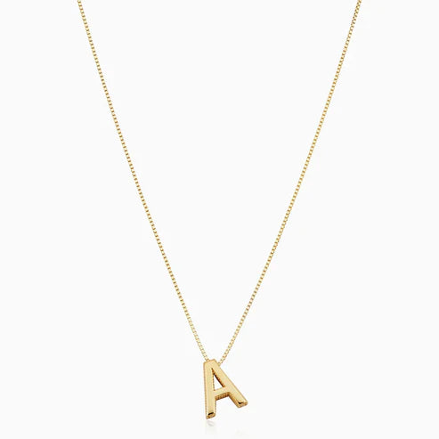 Collar inicial Love letter | Oro