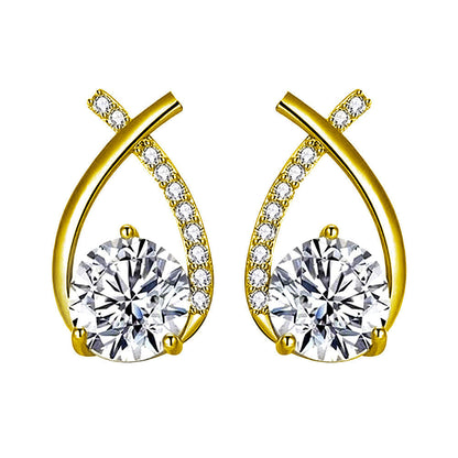 Arielle Earrings | White gold