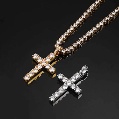 Collar de cruz | Oro