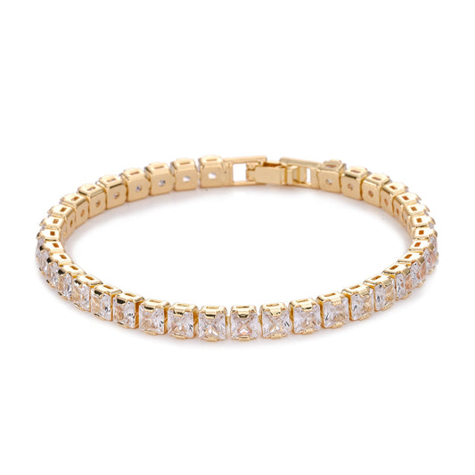 Pulsera de tenis Vertéa | Oro