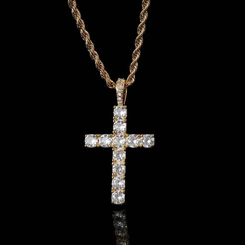 Collar de cruz | Oro