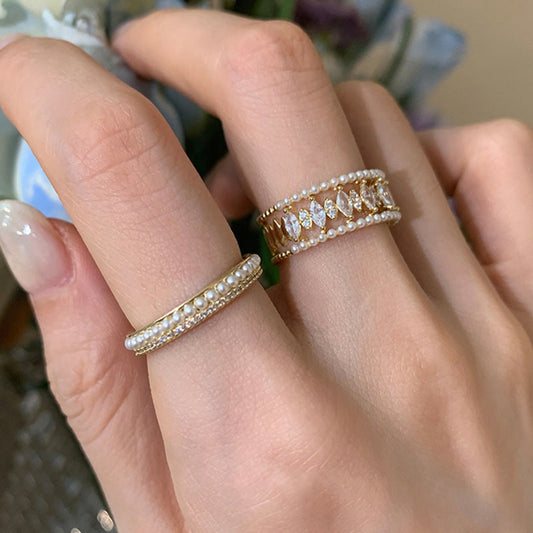 Set de anillos Elodie Vance | Oro