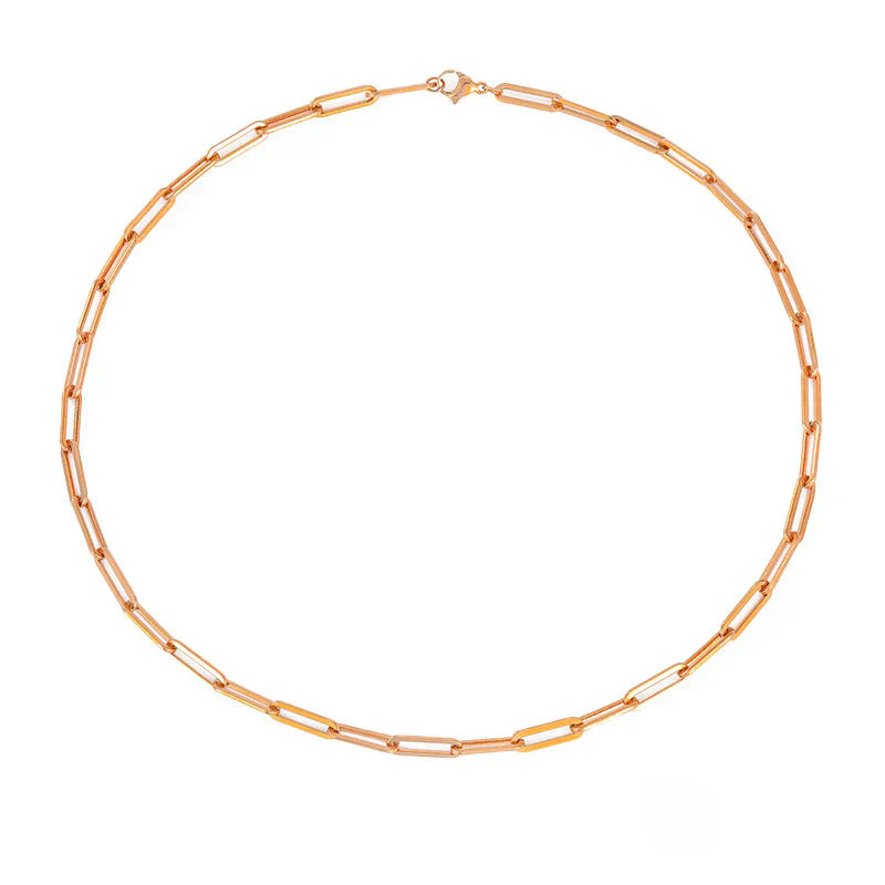Archen Elegant Chain Necklace | White Gold