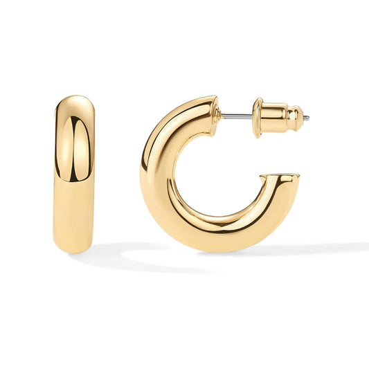 Pendientes de aro Stardust | Oro