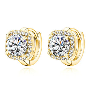 Pendientes cuadrados Nadine | Oro