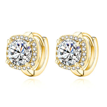 Pendientes cuadrados Nadine | Oro